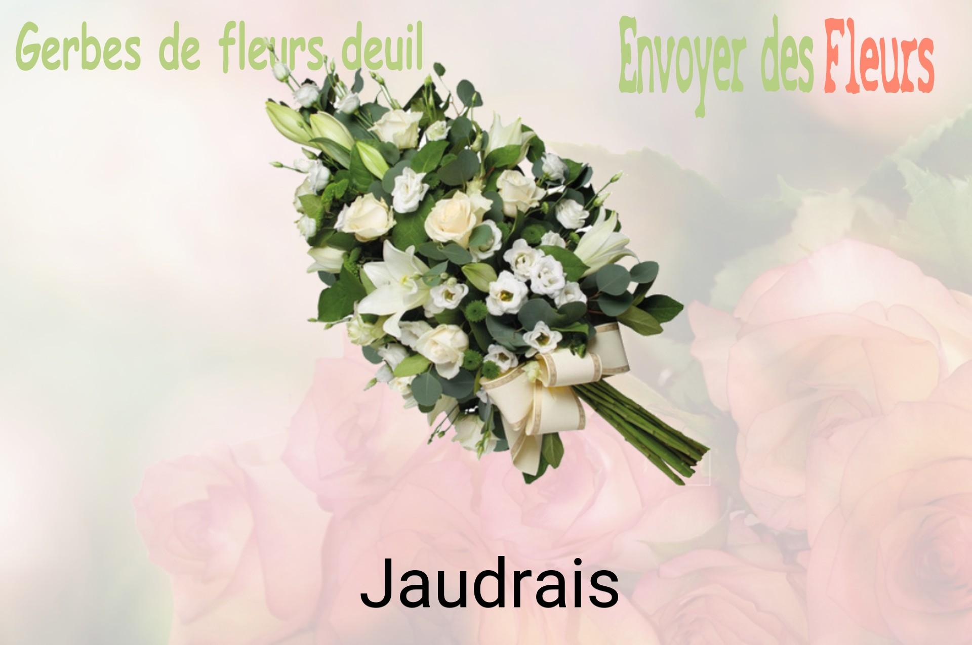 Gerbe de fleurs de deuil livrée à Jaudrais